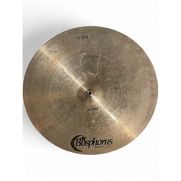 Used Bosphorus Cymbals 22in M22R Master Ride Cymbal