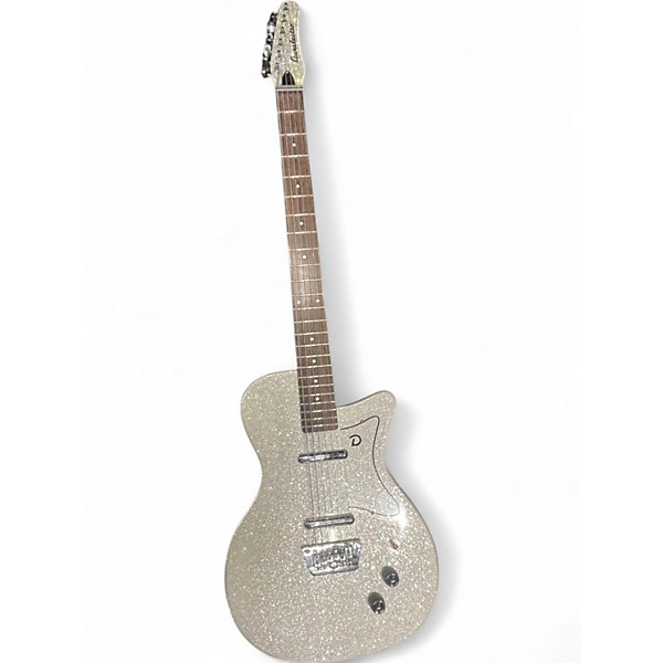 Used Danelectro Baritone Silver Sparkle Baritone Guitars