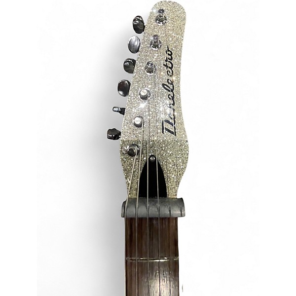 Used Danelectro Baritone Silver Sparkle Baritone Guitars