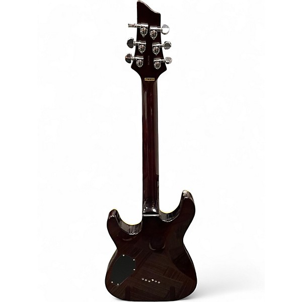 Used Schecter Guitar Research C1 Plus Sunburst Solid Body Electric Guitar