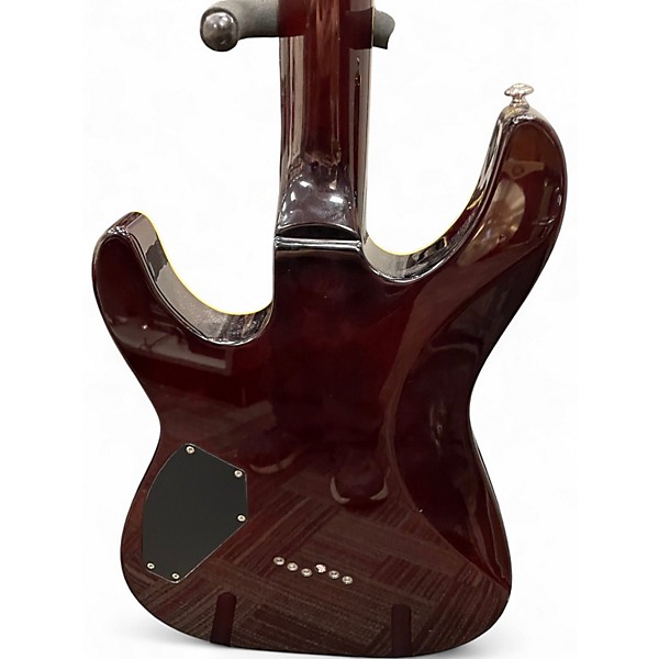 Used Schecter Guitar Research C1 Plus Sunburst Solid Body Electric Guitar