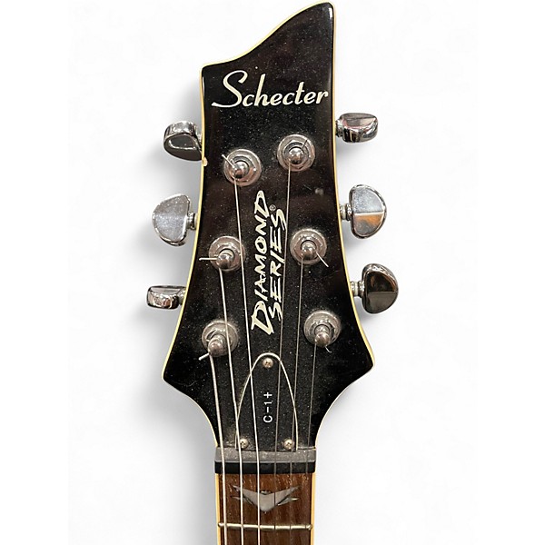 Used Schecter Guitar Research C1 Plus Sunburst Solid Body Electric Guitar