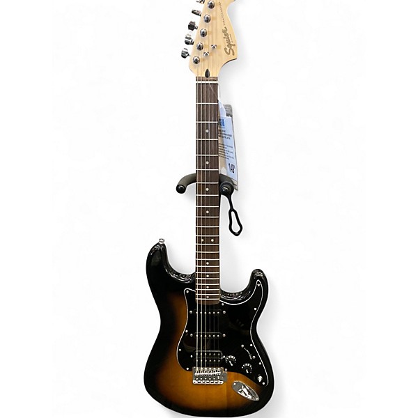 Used Squier Affinity Stratocaster Brown Sunburst Solid Body Electric Guitar