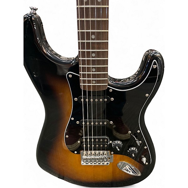 Used Squier Affinity Stratocaster Brown Sunburst Solid Body Electric Guitar