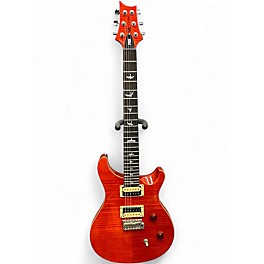 Used PRS SE Custom 24 Blood Orange Solid Body Electric Guitar