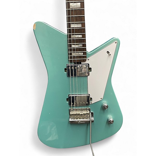 Used Sterling by Music Man Mariposa Dorado Green Solid Body Electric Guitar