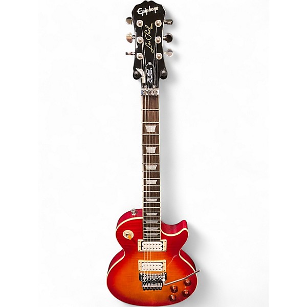 Used Epiphone Les Paul Plus Pro/FX Cherry Sunburst Solid Body Electric Guitar