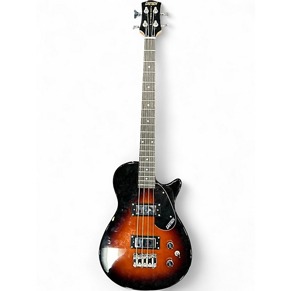 Used Gretsch Guitars Streamliner Jet Club Bass Single-Cut Short-Scale Walnut Stain Electric Bass Guitar