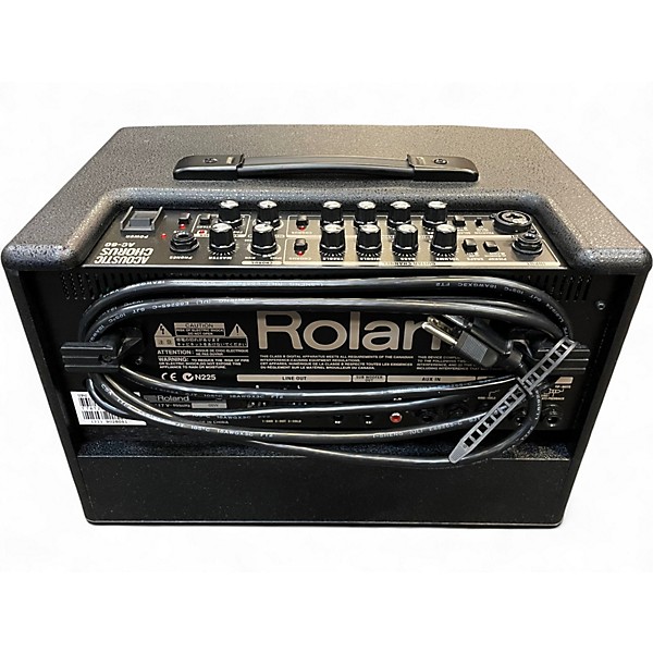 Used Roland AC60 60W 2X6.5 Acoustic Guitar Combo Amp