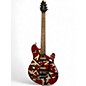 Used Peavey Wolfgang Special Red with Black and White Stripes Solid Body Electric Guitar thumbnail