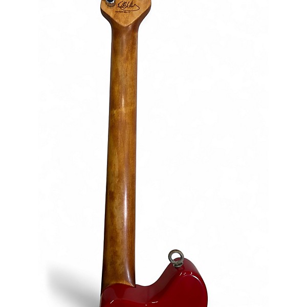 Used Peavey Wolfgang Special Red with Black and White Stripes Solid Body Electric Guitar