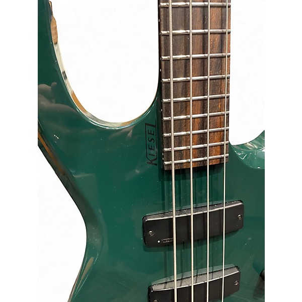 Used Kiesel Vader Bass British Racing Green Electric Bass Guitar