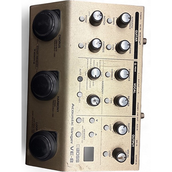 Used BOSS VE8 Acoustic Singer Effect Processor