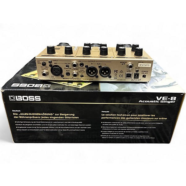 Used BOSS VE8 Acoustic Singer Effect Processor