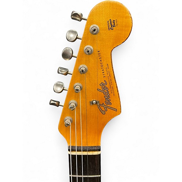 Used Fender '65 Stratocaster Heavy Relic Blue Solid Body Electric Guitar