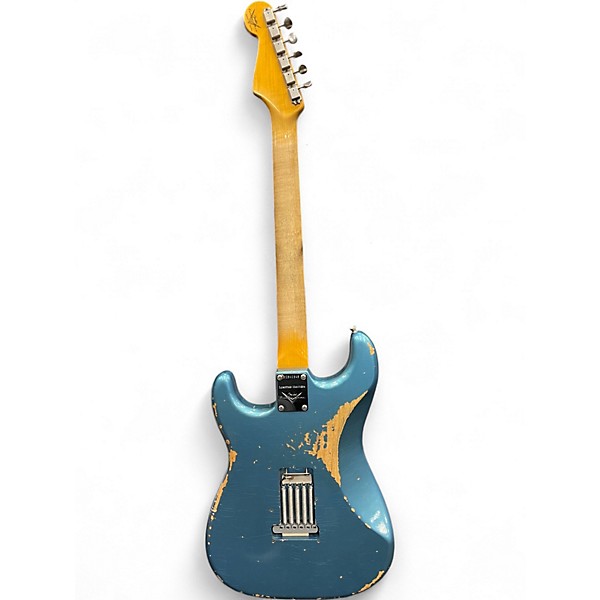 Used Fender '65 Stratocaster Heavy Relic Blue Solid Body Electric Guitar