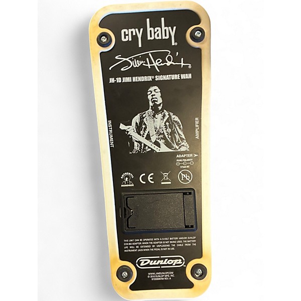 Used Dunlop JH-1D JIMI HENDRIX SIGNATURE WAH Effect Pedal