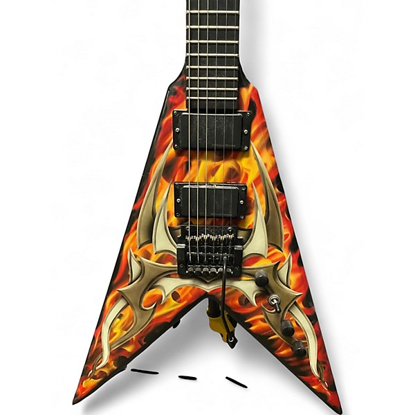 Used B.C. Rich Kerry King Signature V with Kahler Tremolo FLAME Solid Body Electric Guitar