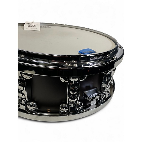 Used dialtune 14in Maple Snare Drum Brown Drum