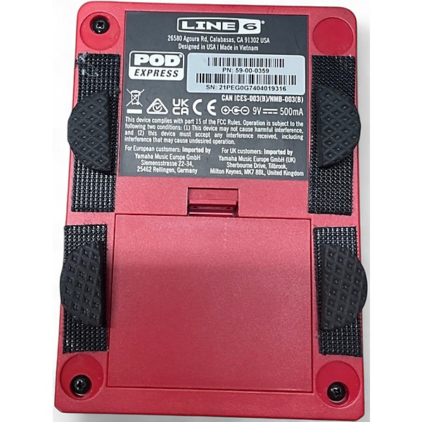 Used Line 6 Pocket Pod Express Amp Modeler Effect Processor