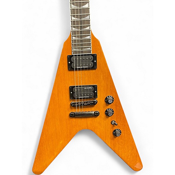 Used Gibson Dave Mustaine Flying V Antique Natural Solid Body Electric Guitar