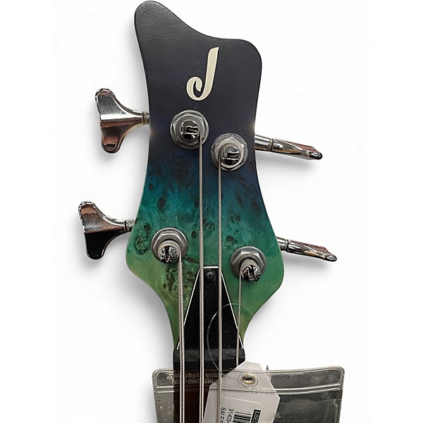 Used Jackson SBP IV Blue Electric Bass Guitar