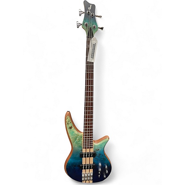 Used Jackson SBP IV Blue Electric Bass Guitar