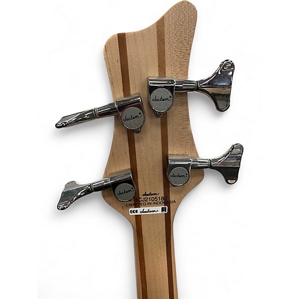 Used Jackson SBP IV Blue Electric Bass Guitar