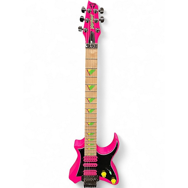 Used Traveler Guitar VAIBRANT Pink Electric Guitar