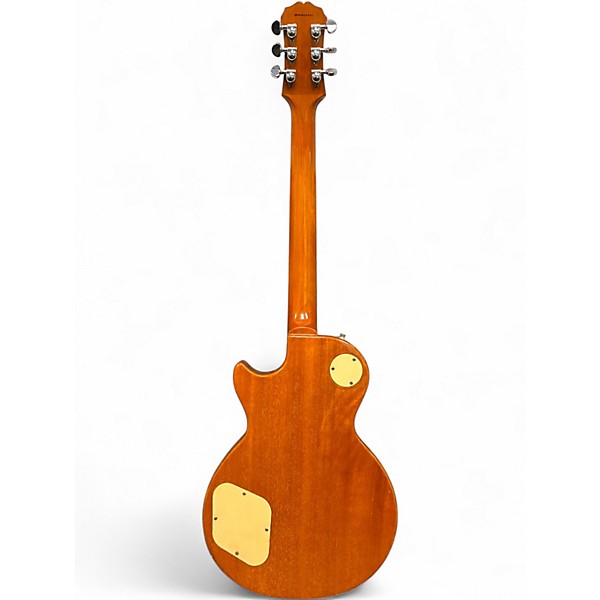 Used Epiphone Les Paul Classic Trans Amber Solid Body Electric Guitar