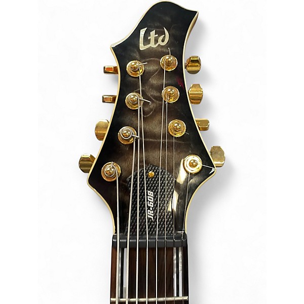 Used ESP ltd jr 608 Black Solid Body Electric Guitar