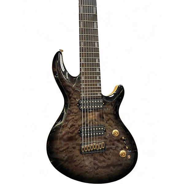 Used ESP ltd jr 608 Black Solid Body Electric Guitar