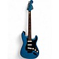 Used 2003 Squier Standard Stratocaster Blue Solid Body Electric Guitar thumbnail