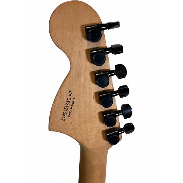 Used 2003 Squier Standard Stratocaster Blue Solid Body Electric Guitar