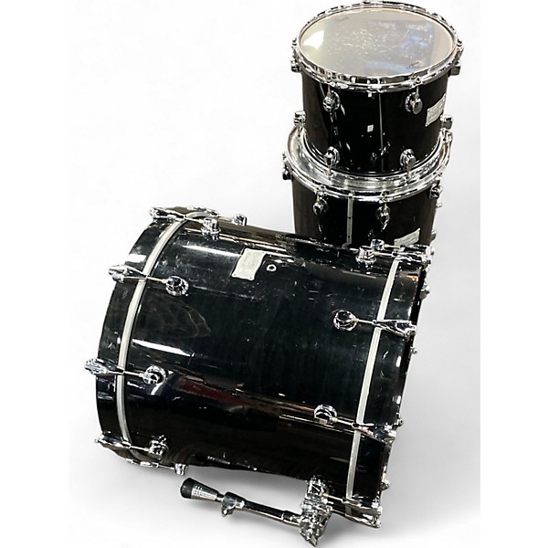 Used Mapex 3 Piece Saturn Series Black Drum Kit