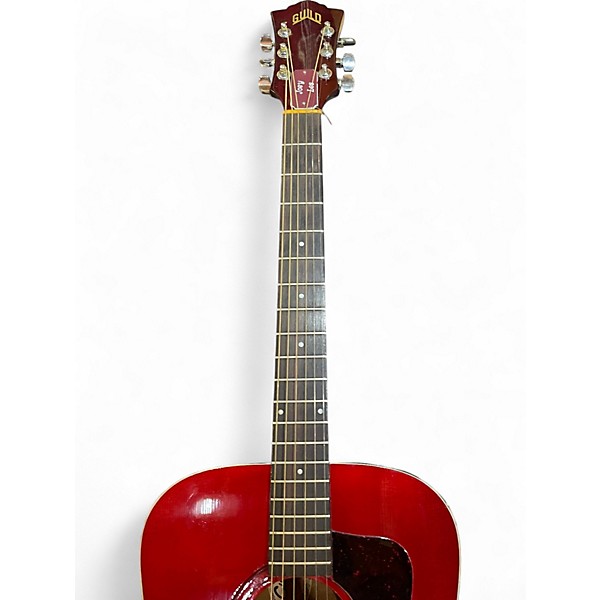 Used 1982 Guild D25 CHERRY RED Acoustic Guitar