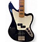 Used 2020s Fender Jaguar Bass Black and White Electric Bass Guitar
