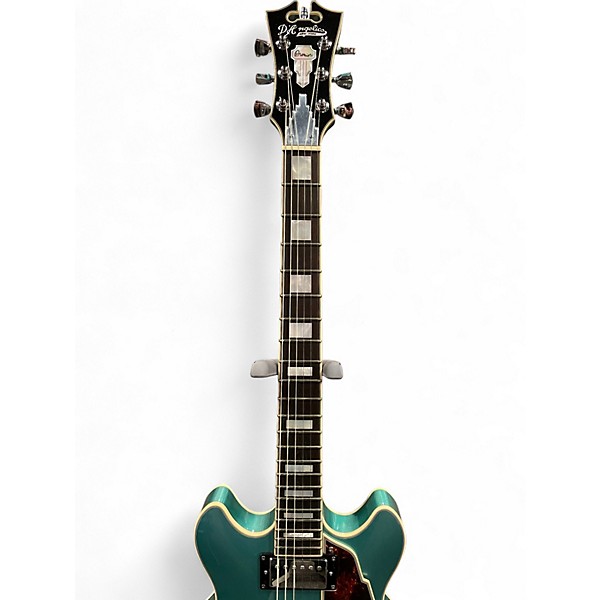 Used 2019 D'Angelico Premier DC Mini Blue Hollow Body Electric Guitar