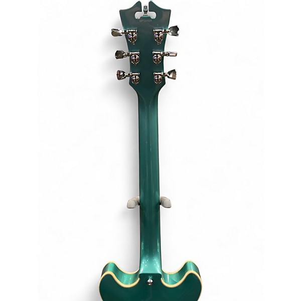 Used 2019 D'Angelico Premier DC Mini Blue Hollow Body Electric Guitar