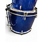 Used Ludwig 4 Piece Accent Metallic Blue Drum Kit