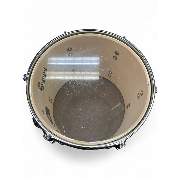 Used Ludwig 4 Piece Accent Metallic Blue Drum Kit