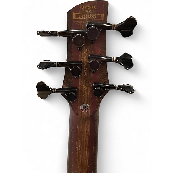 Used Ibanez SR1346B SHADOW BURST Electric Bass Guitar