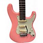 Used Schecter Guitar Research DIAMOND SERIES NICK JOHNSTON Pink Solid Body Electric Guitar