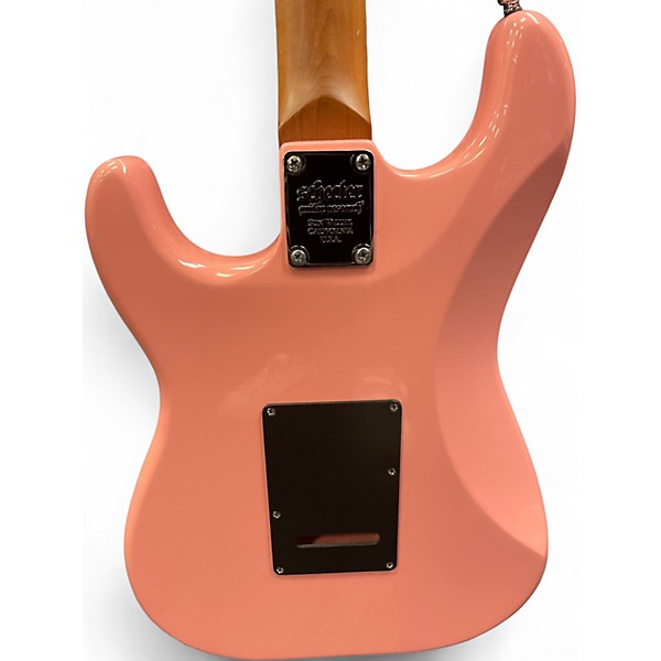 Used Schecter Guitar Research DIAMOND SERIES NICK JOHNSTON Pink Solid Body Electric Guitar