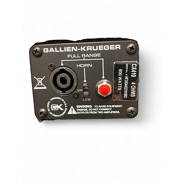 Used Gallien-Krueger cx410 Bass Cabinet