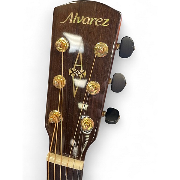 Used Alvarez MGA77CEARSHB Natural Acoustic Electric Guitar