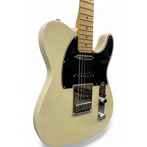 Used Fender Deluxe Nashville Telecaster White Blonde Solid Body Electric Guitar