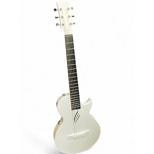Used Enya Nova Go Acoustic Alpine White Acoustic Electric Guitar