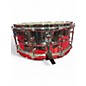 Used Ludwig 13in Supralite Steel Snare Chrome Silver Drum