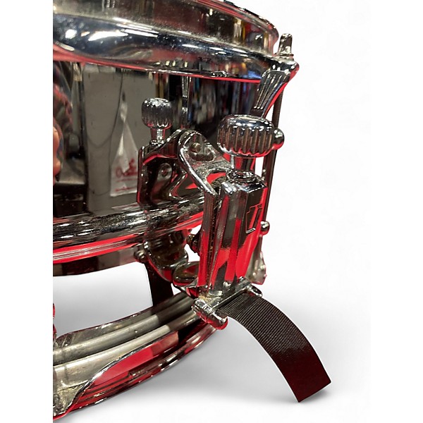 Used Ludwig 13in Supralite Steel Snare Chrome Silver Drum